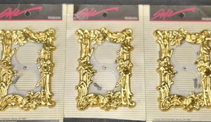 "Nueva cubierta de salida de herrajes American Tack de colección rosas doradas 5"" X 3-1/4""" - Imagen 1 de 7