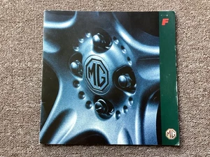 An original MG 'F' sports car brochure from 1996. Dealer supplied. - Picture 1 of 13