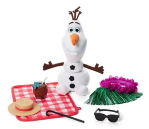 AMERICAN GIRL DISNEY FROZEN OLAF PLUSH & SUMMER ACCESSORIES- NEW IN BOX - Imagen 1 de 1