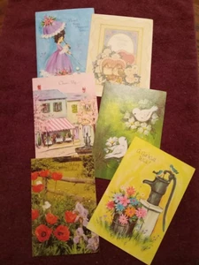 22 Vintage Grußkarten, UNBENUTZT Weihnachten Get Well Geburtstag, gemischt, verschiedene Jahre - Bild 1 von 2