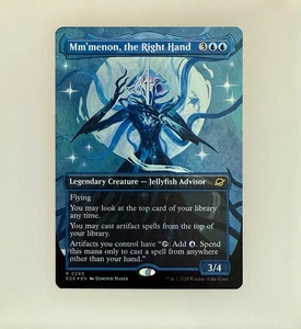 MTG- Mm'menon, the Right Hand (Borderless) Edge of Eternities Foil NM - Picture 1 of 2