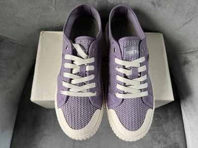 NUEVOS Zapatos Atléticos Tretorn Para Mujer Blanco Lavanda Talla 8 Foto 1 de 4