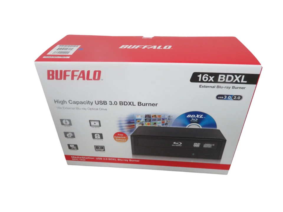 Buffalo BRXL-16U3 MediaStation USB 3.0 BDXL Blu-Ray Burner -