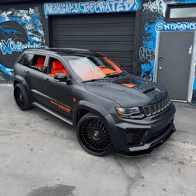 Pair Headlight For 2011-2013 Jeep Grand Cherokee LED DRL w/Animation Sequential — 第 1/4 张图片