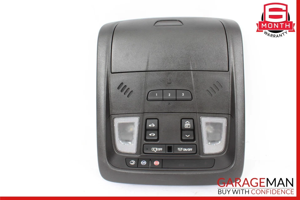 Lámpara de luz domo de lectura superior central delantera 17-20 Cadillac XT5 22809886 OEM Foto 1 de 4