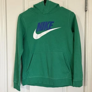 Nike Youth Green Pullover Hooded Sweatshirt - Size L - Picture 1 of 6