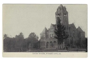 COURT HOUSE FOREST CITY IOWA POSTCARD - Imagen 1 de 2