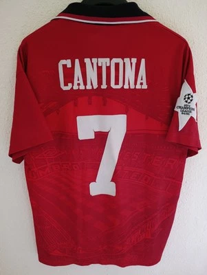 MANCHESTER UNITED 1994-1996 Cantona 7 camiseta shirt trikot maillot maglia M - Photo 1/4