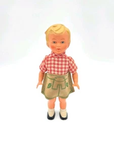 1950s Wind Up Celluloid Dancing German Boy 6" Mechanical Toy (Read) - Bild 1 von 7