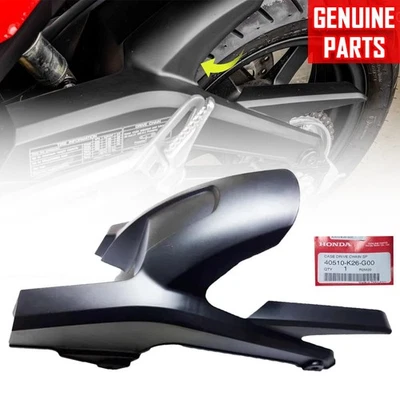 FUNDA CADENA GUARDABARROS TRASERO NEGRO APTA HONDA GROM 125 MSX125 2021-2025 Foto 1 de 4