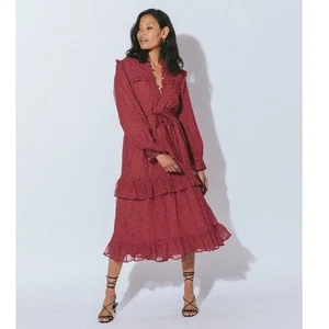 Vestido midi Cleobella Iris Kerala Block XS - Imagen 1 de 6