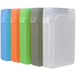 2 Count Hard Disk Protection Box Travel Storage Drive Case Organizer - Afbeelding 1 van 12