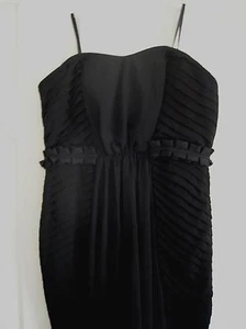 BCBGeneration Mini Bubble Polyester Dress Black 6 NWT $158 Cocktail Bust 34"L26" - Picture 1 of 5