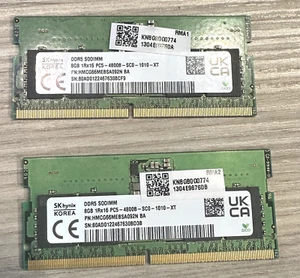 16GB SK Hynix Memory DDR5 Sodimm Kit (8GB x 2) / 1Rx16 PC5 5600B - Picture 1 of 1
