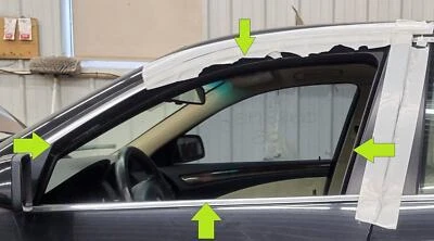 BMW 535I 2008-2010 conductor izquierdo puerta delantera cristal ventana Foto 1 de 4