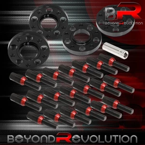 For BMW F80 M3 F10 M5 4PC 5x120mm 20mm Wheel Spacers Extended Lug Bolts M14x1.25 - Picture 1 of 3