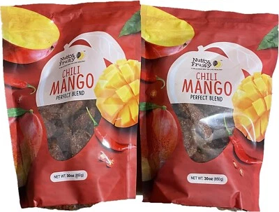 Pacote com 2 lanches gourmet de frutas secas e pimentão frutado manga 30 oz cada - Imagem 1 de 3