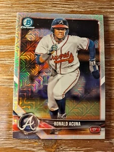 2018 ronald acuna jr. rc rookie mega mojo bcp1 mint 9-10 - Picture 1 of 8