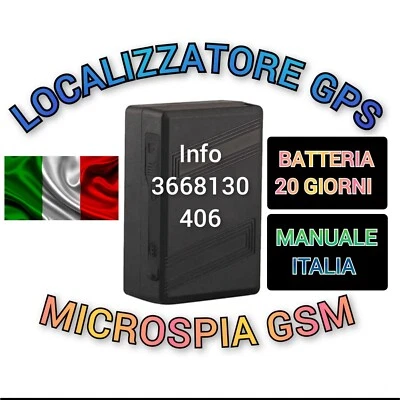 MICROSPIA AUDIO LOCALIZZATORE GPS GSM INSEGUITORE SATELLITARE ANTIFURTO AUTO - Immagine 1 di 4