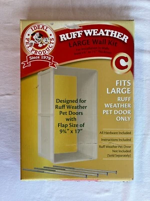 Ruff Weather Large L Wall Kit For 9.75 in. x 17 in. Ruff Weather Door Only - Image 1 of 4