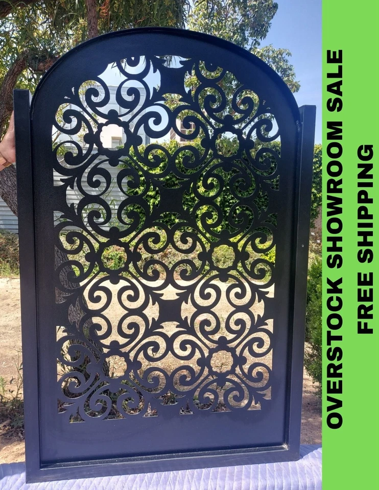 Custom Size| Stylish Art Design| Pedestrian Metal Fence| Gate For Home Security - Image 1 of 4
