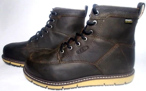 Keen Men's 6" Waterproof Soft Toe San Jose, Cascade Brown/Black, Sz 10EE (Wide) - Picture 1 of 6