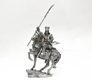 Caballería de estaño 54 mm. Figura miniatura Samurai con naginata 1582 año escala 1:32 - Imagen 1 de 4
