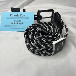 Nike Cintura Uomo Golf Multi-Tessuto Elasticizzato Tessuto G-Flex Taglia M Nero Blu Grigio - Foto 1 di 4