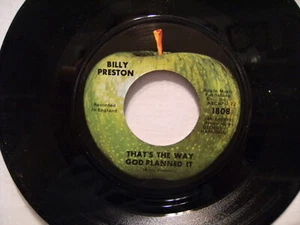 BILLY PRESTON That's the Way God Planned It APPLE1808 Var.1 Scranton Press - Imagen 1 de 2