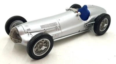 CMC 1/18 Scale Diecast DC18924S - Mercedes-Benz W154 1938 - Silver - Image 1 of 4