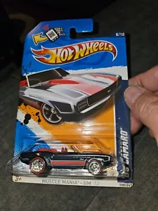 HOT WHEELS 2012 SUPER TREASURE HUNT STH '69 CAMARO CONVERTIBLE SEALED MOC - Picture 1 of 10