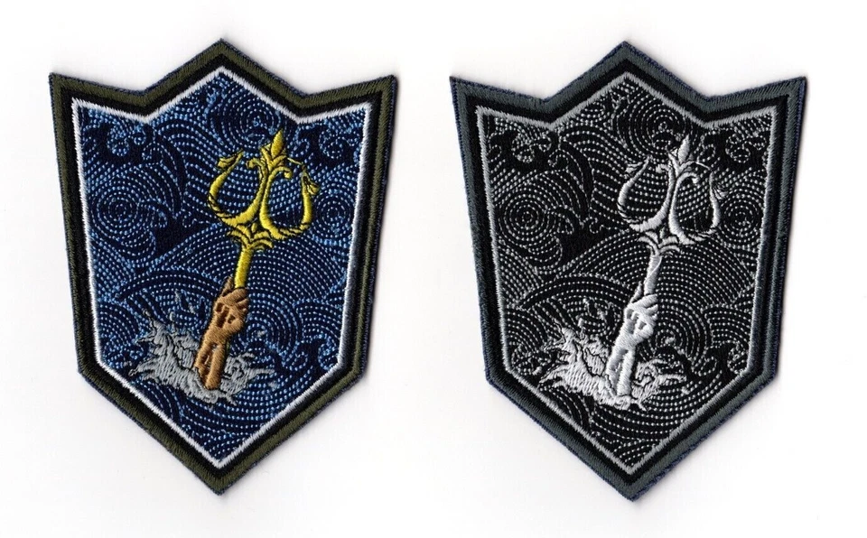 Poseidon Trident Patch | Neptune Greek God of the Sea Military Fork Logo - Image 1 of 1
