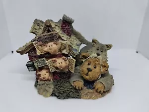 Vintage 2002 Boyds Bears Huff P Wolf with Bacon Porkchop Hamlet Figur - Bild 1 von 6