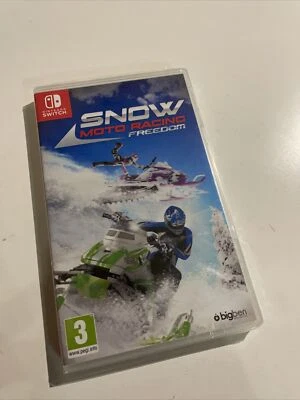 NEUF NEW snow moto racing freedom course nintendo switch lite oled boîte UK - Photo 1/2