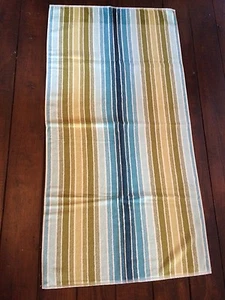 Sanderson Aqua Blue Sea Green Multi Striped Bath Towel BNNT - Picture 1 of 5