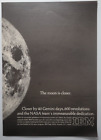 IBM Gemini 12 Moon Mission Ends Landing Coming Soon 1966 Time Print Ad 7.5x11"
