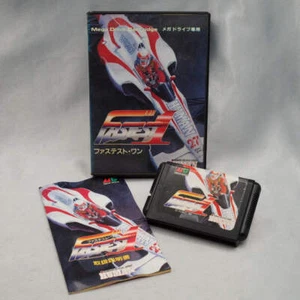 FASTEST ONE 1 Mega Drive Sega Tested Working Racing MD Cartridge - Picture 1 of 21