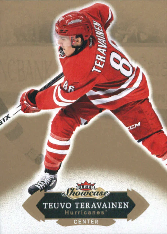 2016-17 Upper Deck Fleer Showcase #36 Teuvo Teravainen Carolina Hurricanes - Image 1 of 1