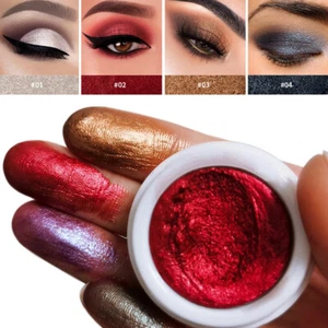12 Colors Sequins Glitter Loose Shimmer Pigment Eye Shadow Mud Cream - Picture 1 of 38
