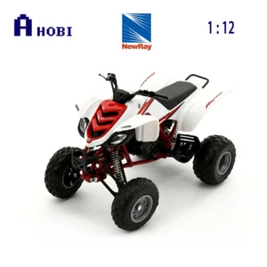 NewRay 1:12 Scale Yamaha Raptor 660R White ATV Diecast Model Replica - Picture 1 of 2