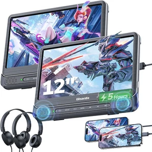 GOnavidio 12" Doppel Auto DVD Player mit HDMI-Eingang - NEU - - Bild 1 von 4