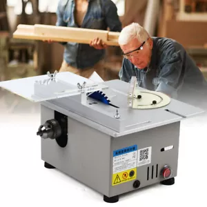 Mini-Tischkreissägen-Set Elektrische DIY Tischkreissäge Handgefertigte 9000U/min - Bild 1 von 16