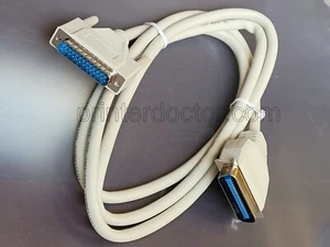 6 feet DB25 Male to Centronics 36 Male IEEE1284 Parallel Printer Cable US seller - Picture 1 of 1