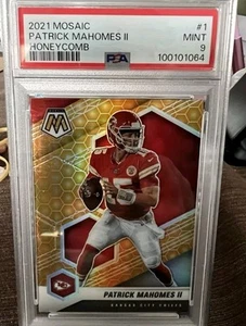2021 PATRICK MAHOMES MOSAIC HONEY PSA9🔥MYSTERY / MAG Pack READ DESCRIPTION!!! - Picture 1 of 2