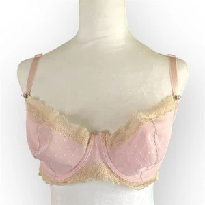 H&M Pink Nude Lace Bra Size 38D - Bild 1 von 4
