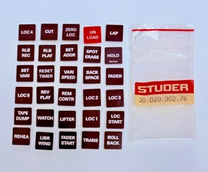 Studer A812 Set di etichette analogiche, alluminio 20.020.302.76 - Foto 1 di 2