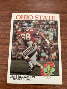 Jim Stillwagon Kroger & WBNS 10 TV Football Oddball Card Ohio State Buckeyes - Bild 1 von 2