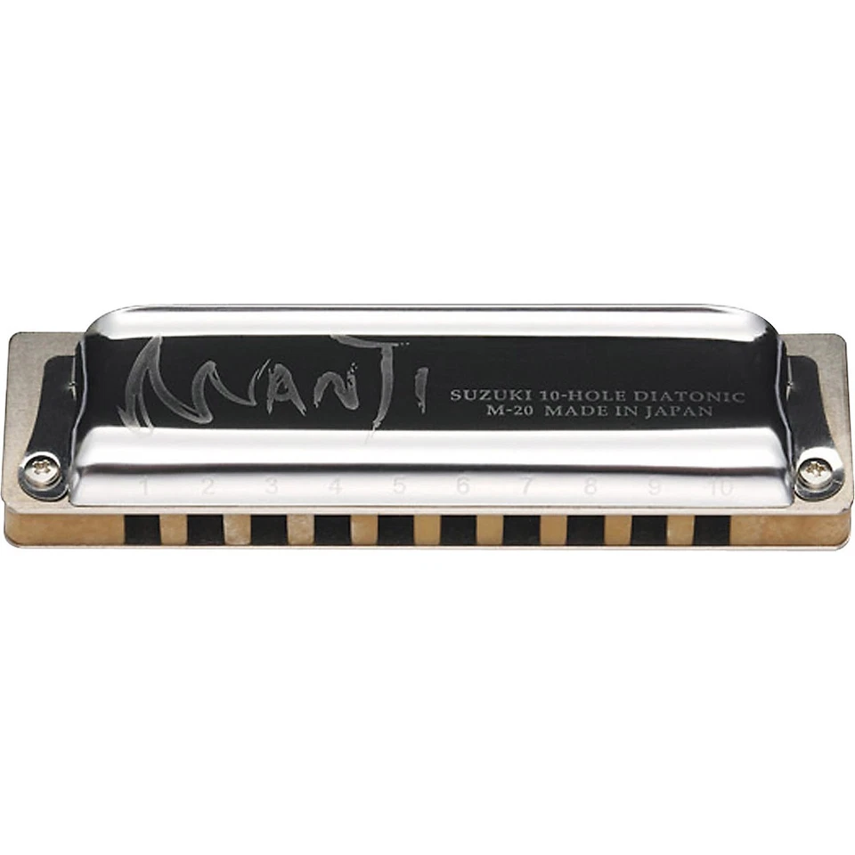 Suzuki M20 Manji 10-hole Harmonica D