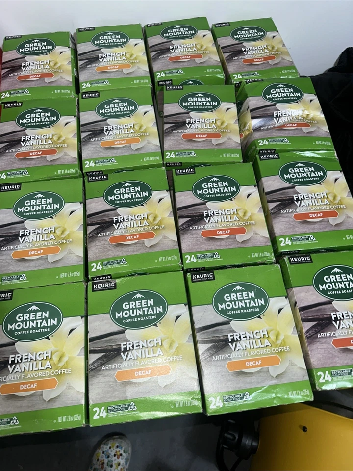 Green Mountain French Vanilla Decaf Coffee Keurig K-Cup Pods, Light Roast, 96CT - Image 1 of 1