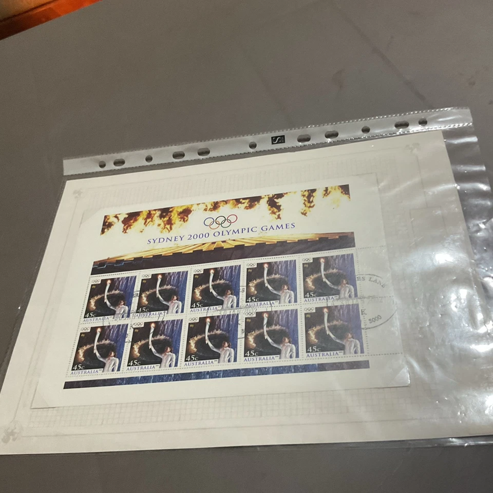 Mini hoja de sello usado de Australia circ 2000 Foto 1 de 1